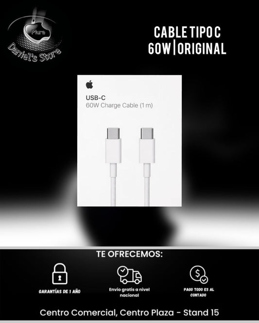 Cable tipo C color blanco