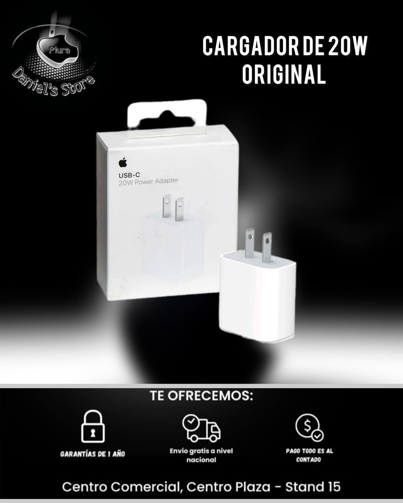 Cubo Apple USB-C 20W