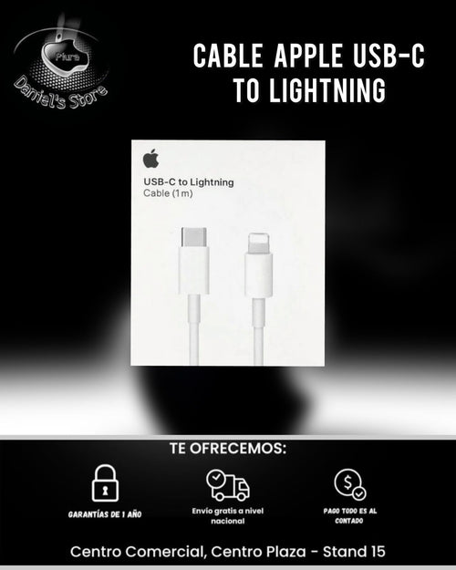 Cable USB-C a Lightning 1M